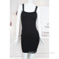 Factory Wholesale Cotton Span Slue Rib Women Dress